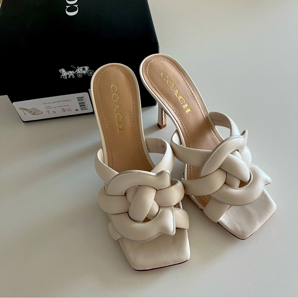 Coach Kellie Sandal in Chalk